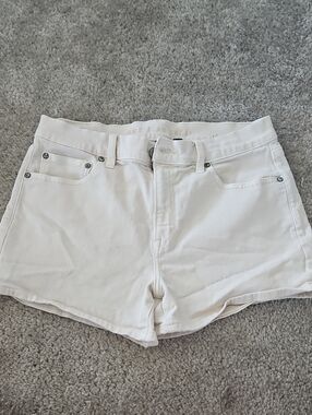 American Eagle Outfitters Off-White Denim Shorts